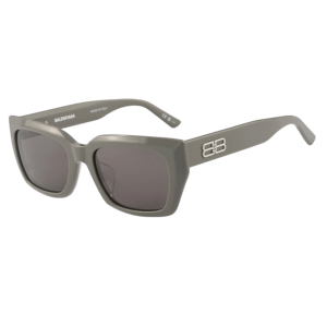 Balenciaga Geometric Sunglasses Olive Grey