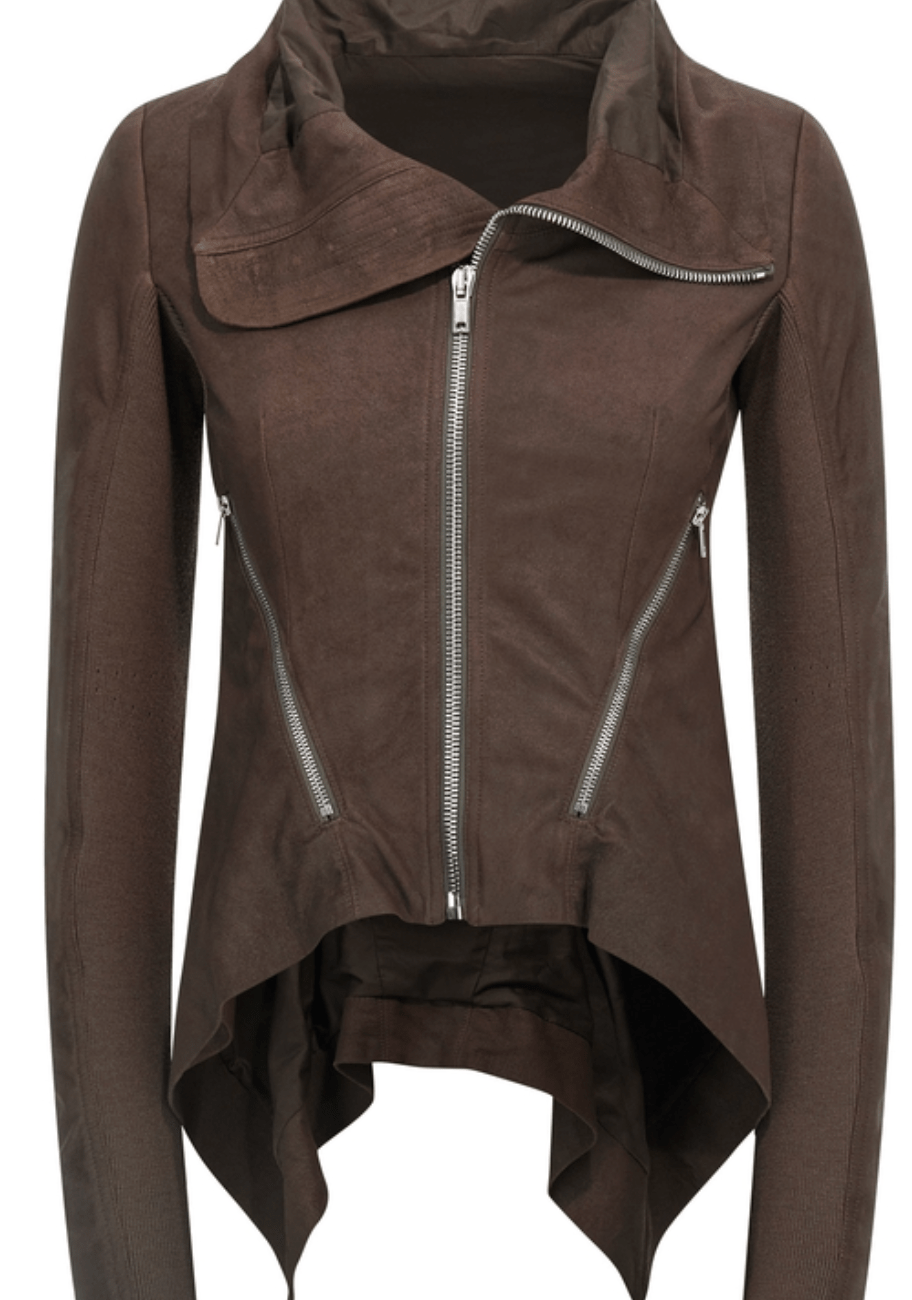 Leather jacket in brown - Rick Owens