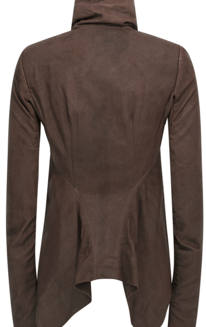 Leather jacket in brown - Rick Owens