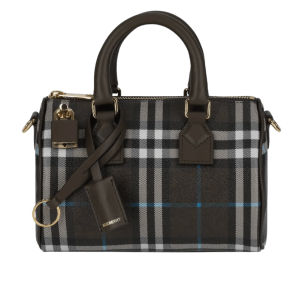 Burberry Women's Checked Mini Bowling Tote Bag 