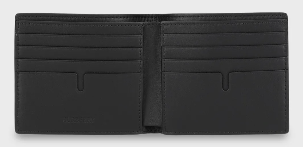 BURBERRY Check Bifold Wallet