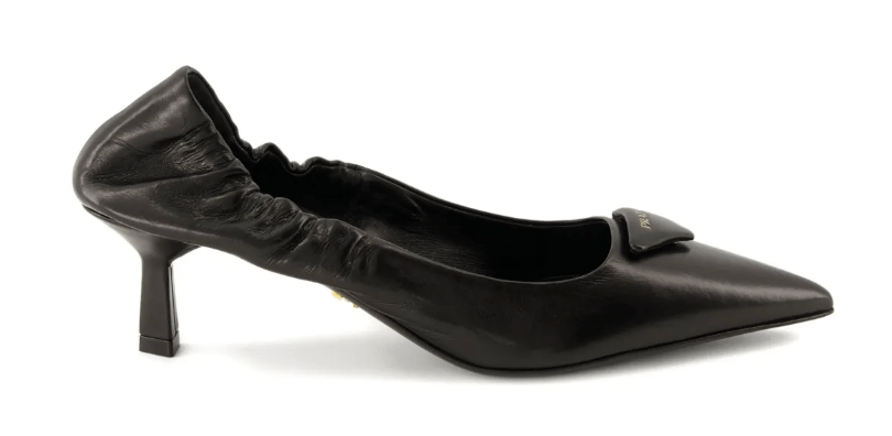 Prada Glossy Leather Pumps 