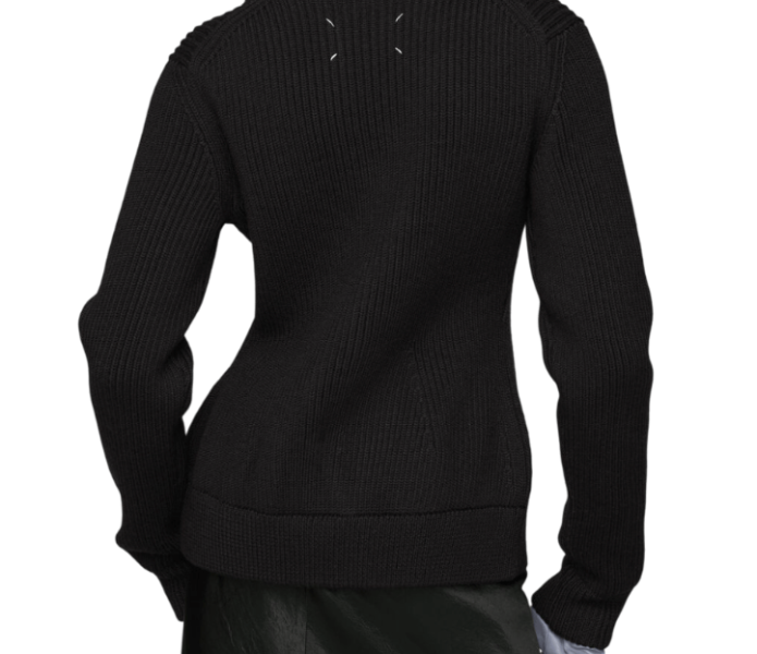 Wool zipped cardigan