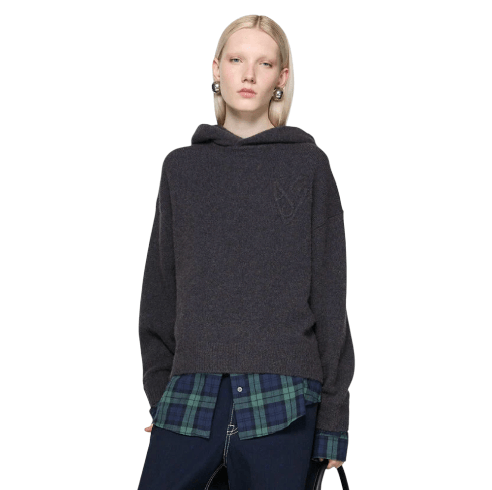 Acne Studios Layered Wool Hoodie