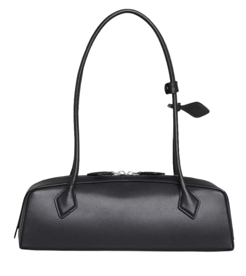 Alaia Le Teckel Medium Bag in Goatskin Black