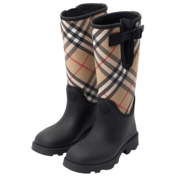 Rubber Marsh Stamp High Boots 