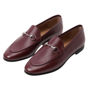 (W) Gucci Jordaan Loafer Rosso Ancora Leather