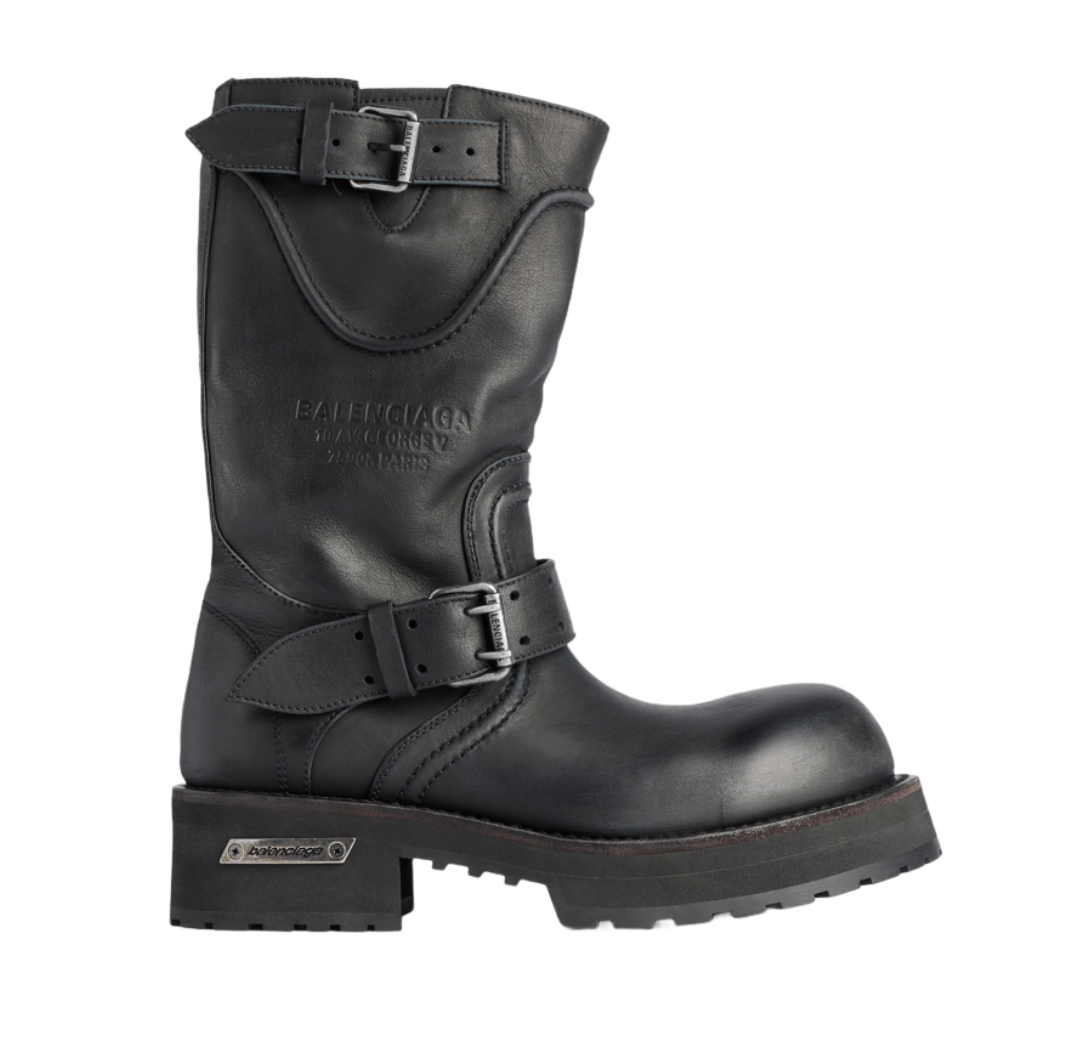 (W) Balenciaga Venom Boot Black