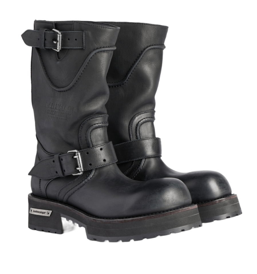 (W) Balenciaga Venom Boot Black