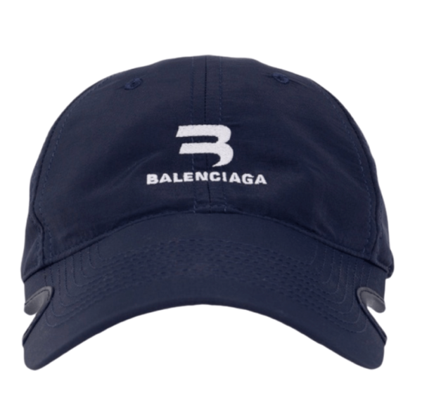 Balenciaga Notch Tracksuit Cap Navy