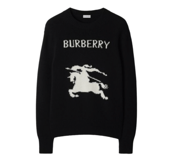 Burberry EKD Wool Cashmere Swater Black