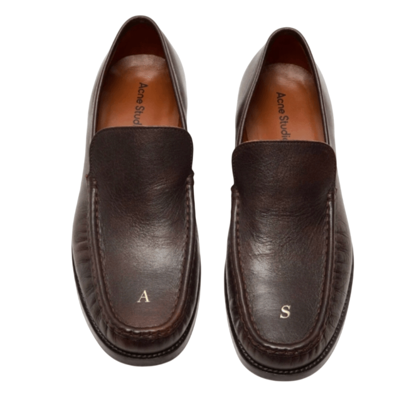 Acne Studios - Leather loafers - Brown