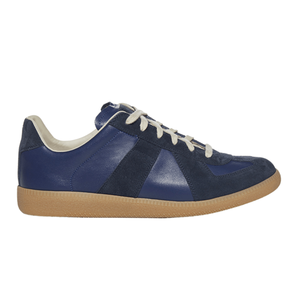 (W) Maison Margiela Calfskin Replica Sneakers Navy