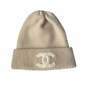  Chanel Beanie Beige