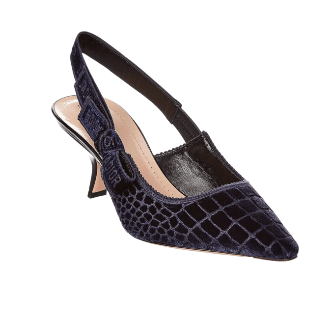 Christian Dior J'adior Velvet Slingback Pump