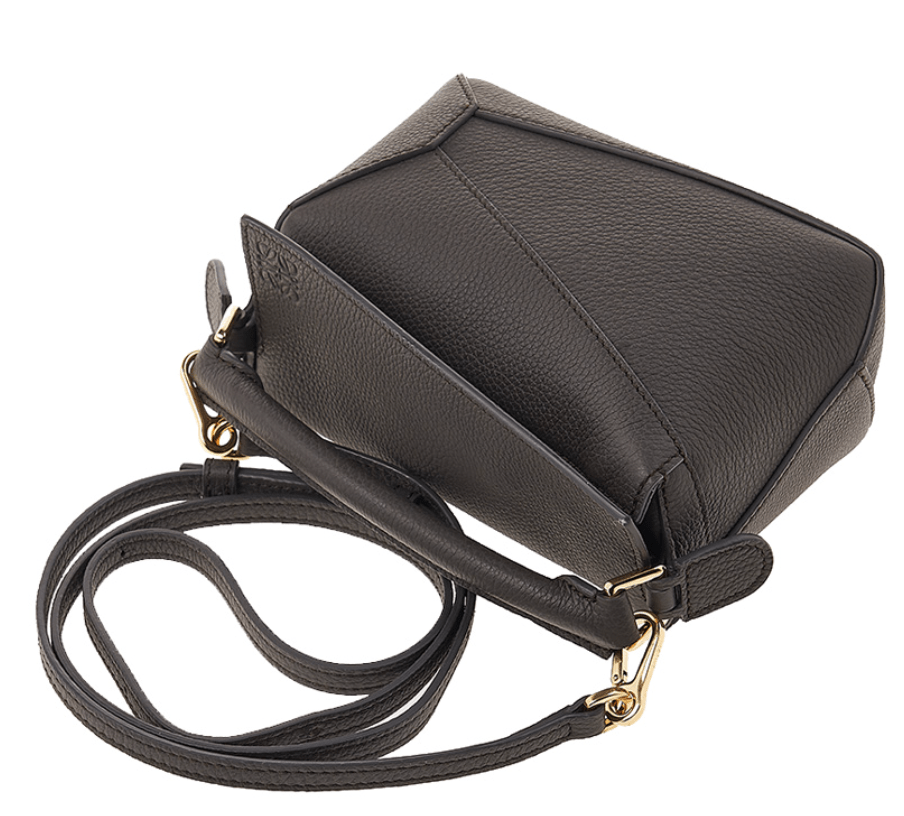 Loewe Mini Puzzle Bag In Soft Grained Calfskin