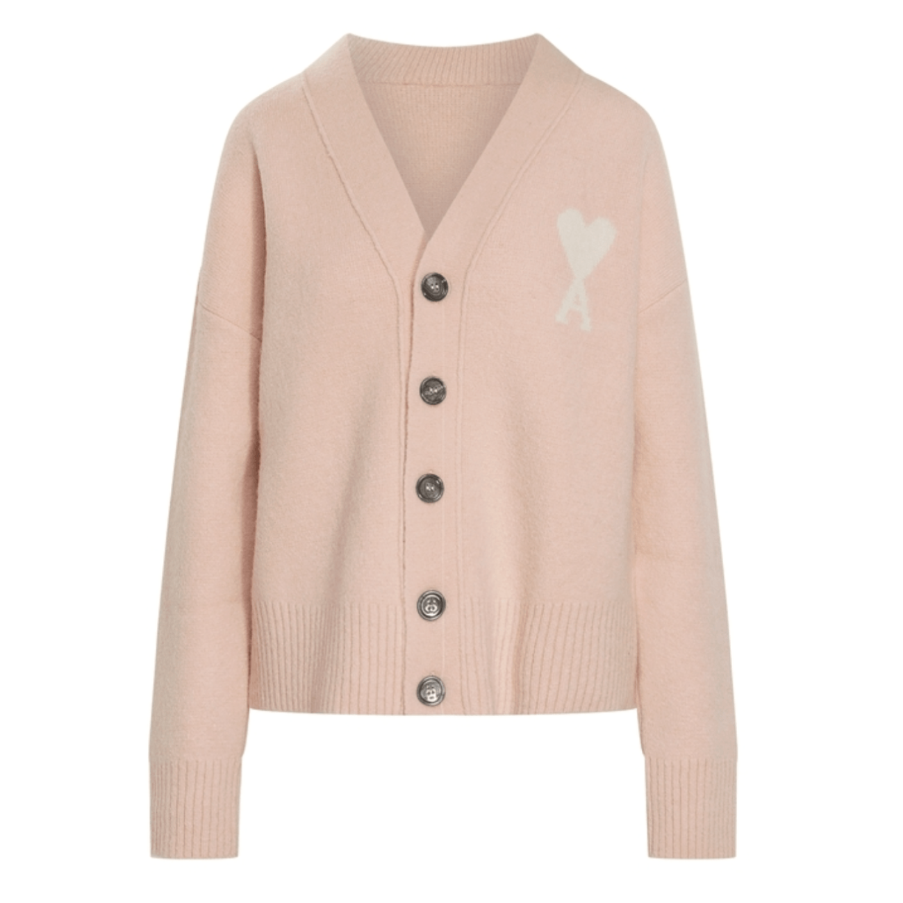 Ami De Cœur wool-blend cardigan in pink 