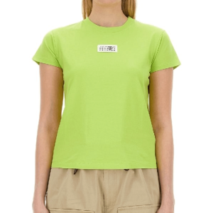 Number logo patch short sleeve t-shirt