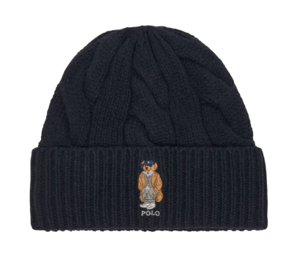 Polo Bear Beanie Navy