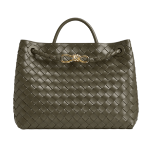 Bottega Veneta Andiamo Medium Green Tote Bag