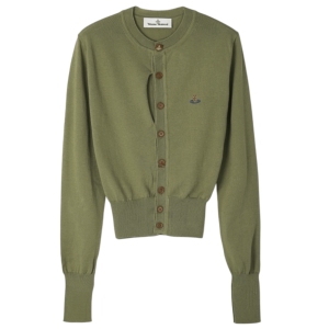 (W) Vivienne Westwood Ripped Cardi Military Green