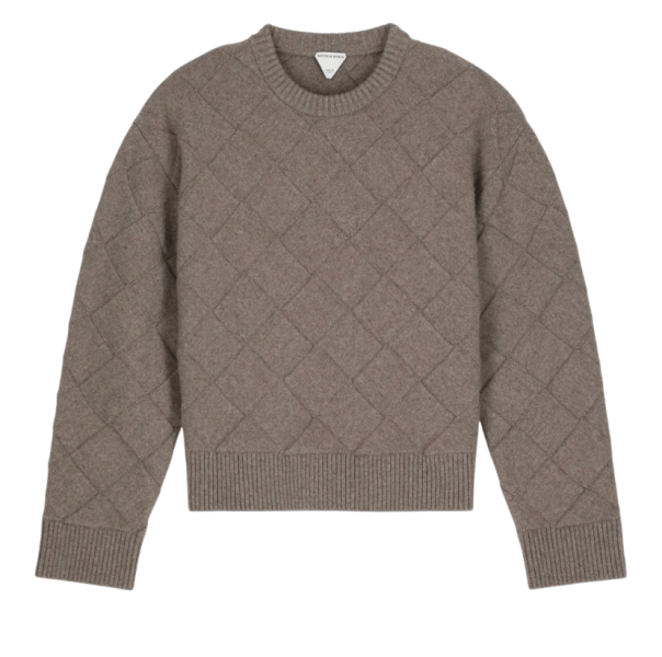 Intreccio Wool Sweater – Grey