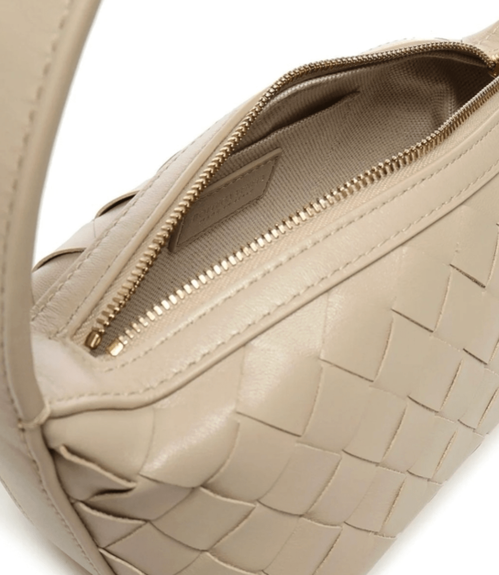 Bottega Veneta Wallace Mini Bag Beige