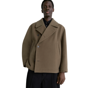  Boxy Peacoat - Dark Squirrel