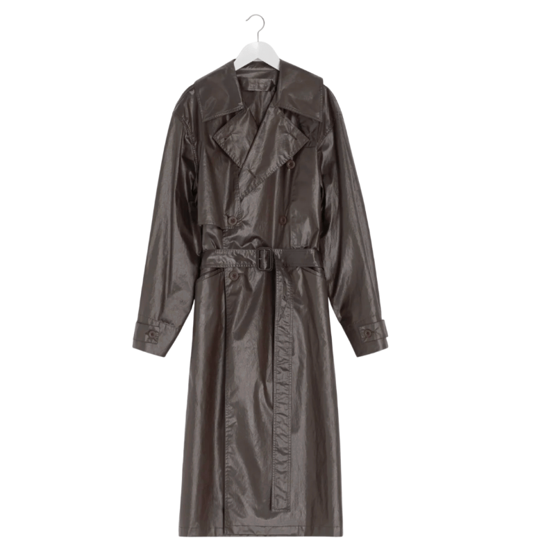 Trench Coat - Dark Cherry