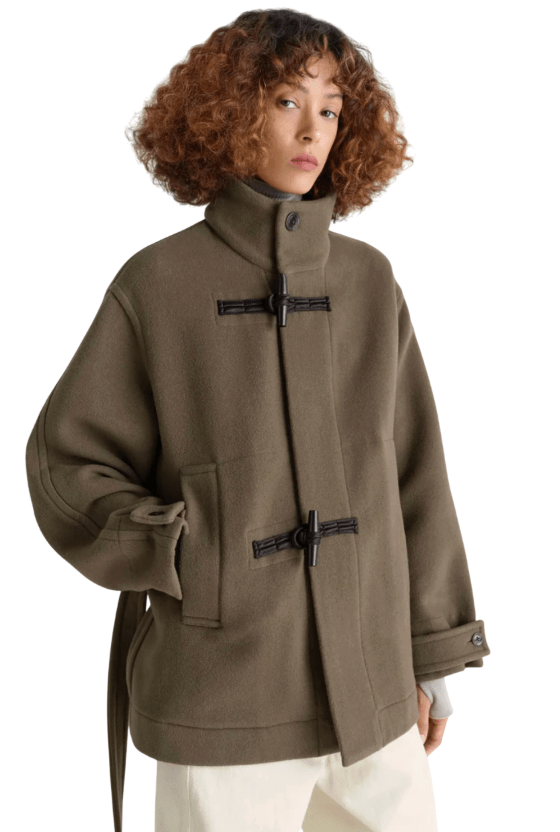 Short Duffle Coat - Dark Squirrel