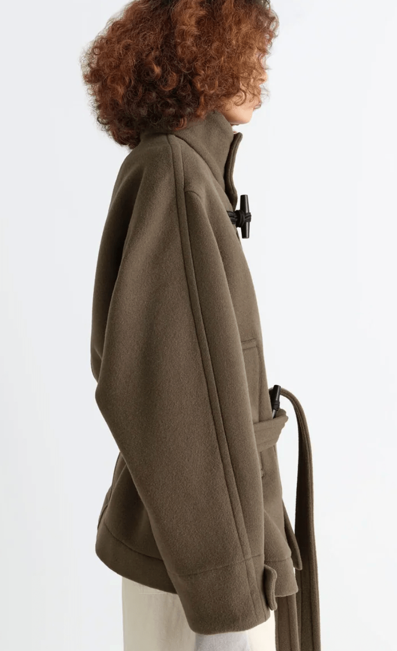 Short Duffle Coat - Dark Squirrel
