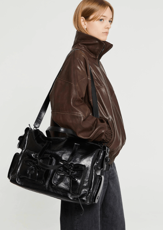 Multipocket Tote Bag Black