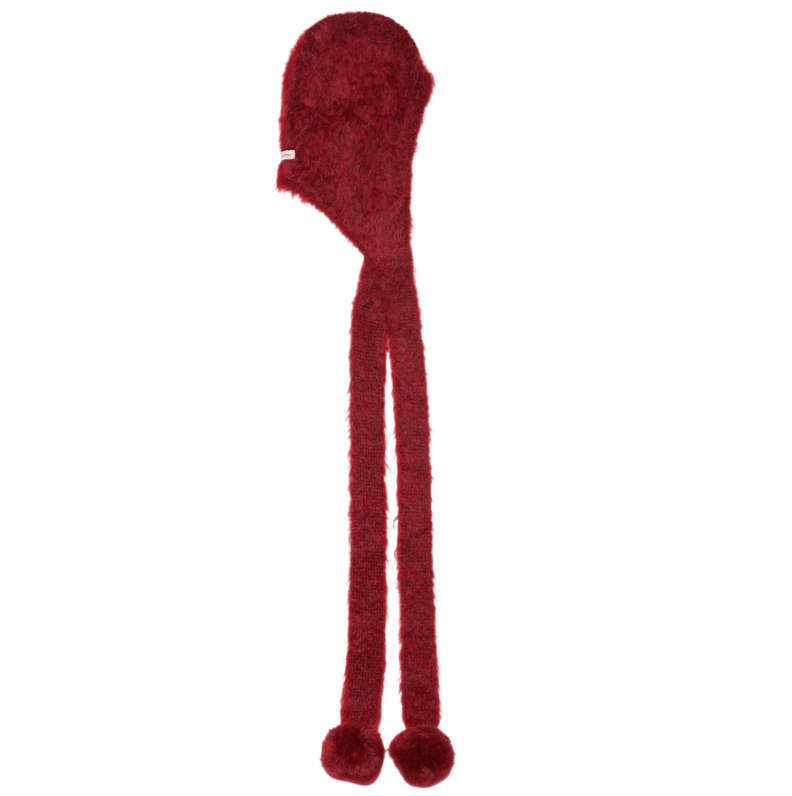 Mohair cap with earflaps C80238-479