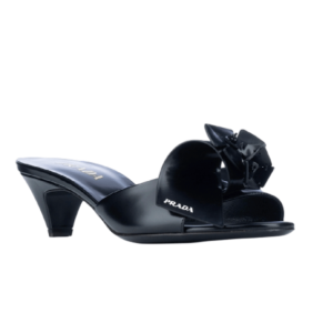 Prada Low-Heeled Slip-On Sandals