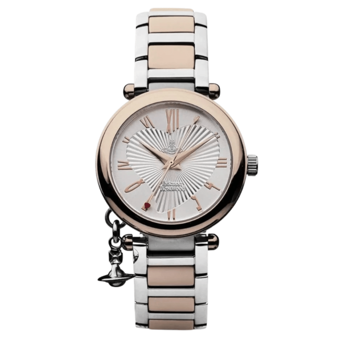 (W) Vivienne Westwood Orb Rose Gold Silver