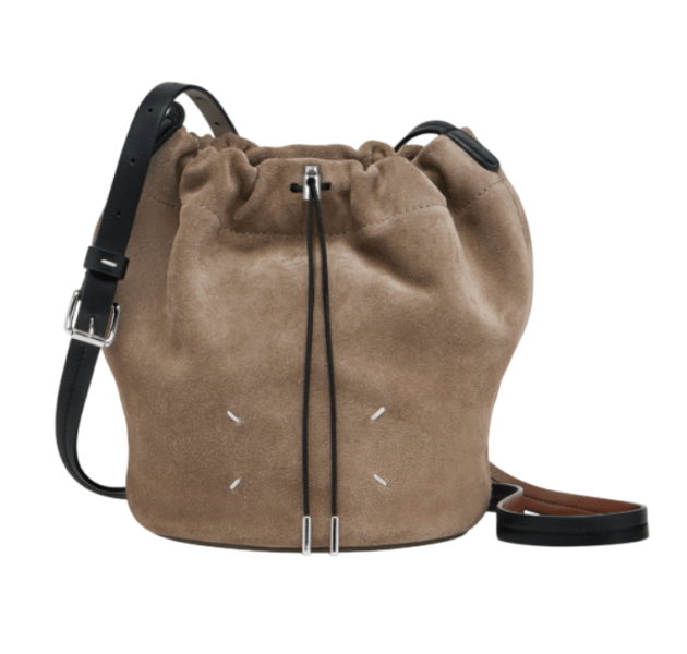 Drawstring Crossbody Bucket