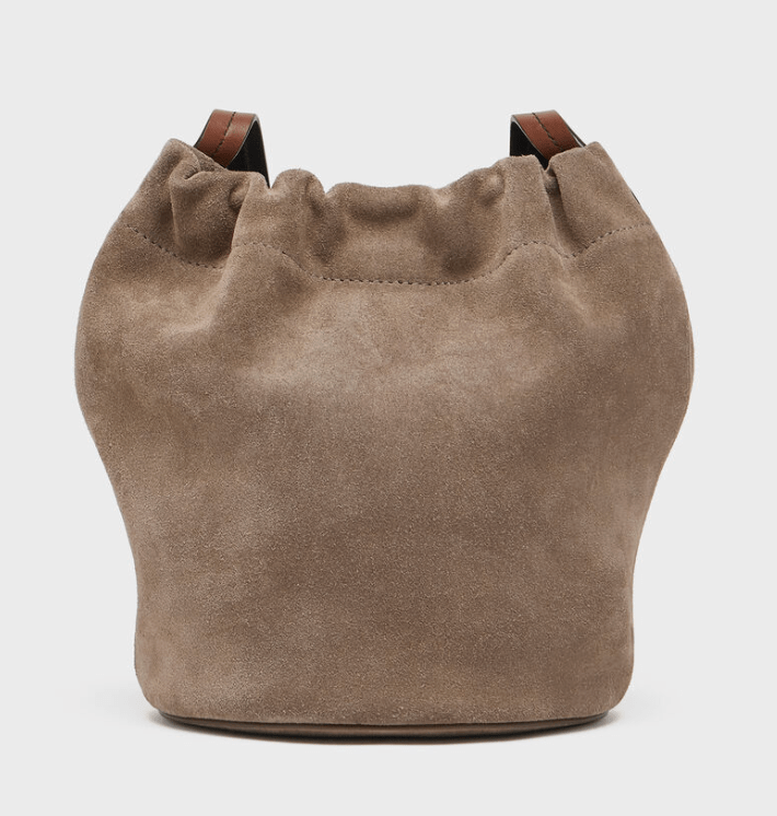 Drawstring Crossbody Bucket