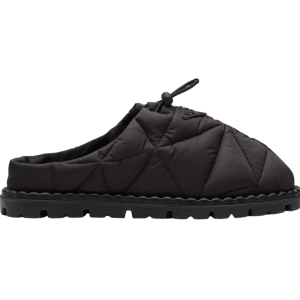 Prada Quilted Nylon Sandals Black