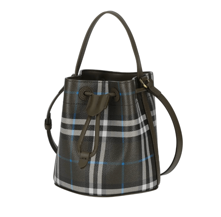Burberry Mini Checck Bucket Bag Snug