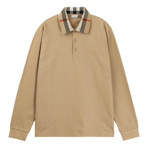 BURBERRY Checked Cotton-Piqué Polo Shirt 