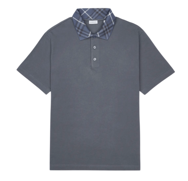 POLO WITH CHECK COLLAR