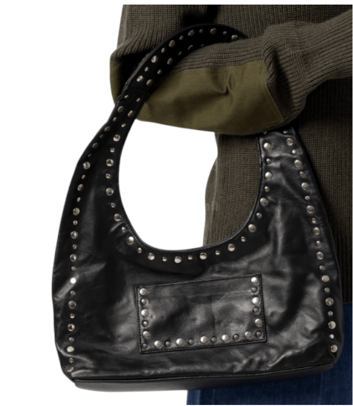   Franca Black Shoulder Bag