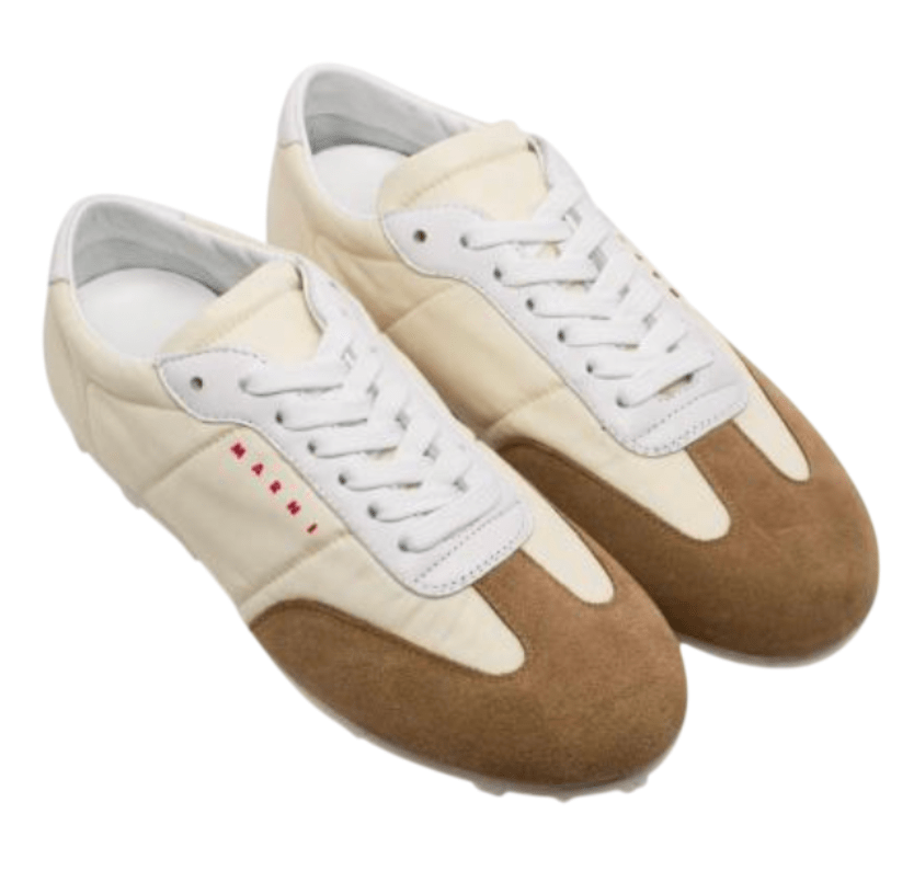 Off-white nylon Softy Soccer sneaker 