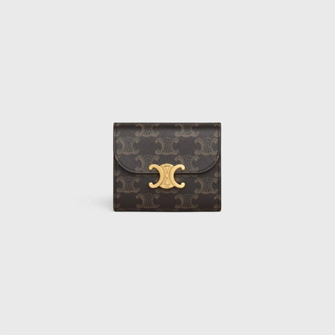 SMALL WALLET TRIOMPHE IN TRIOMPHE CANVAS