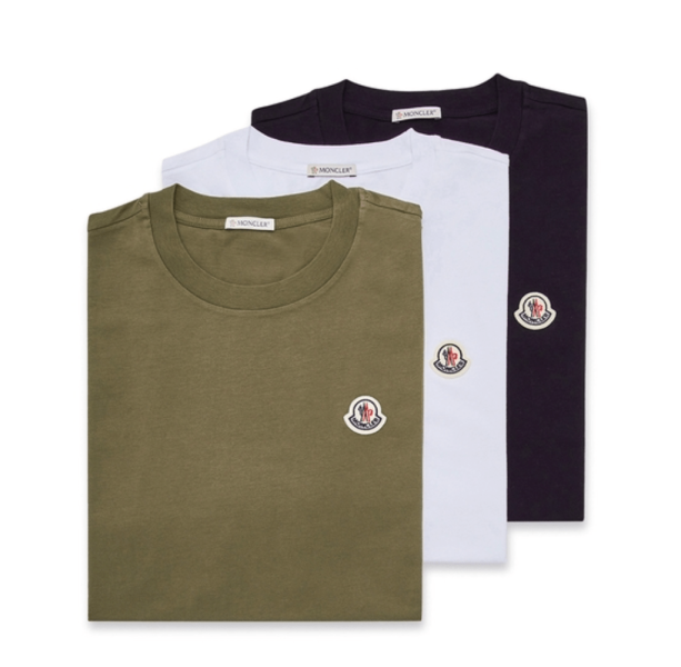Moncler Pack Of Three Crewneck T-Shirts