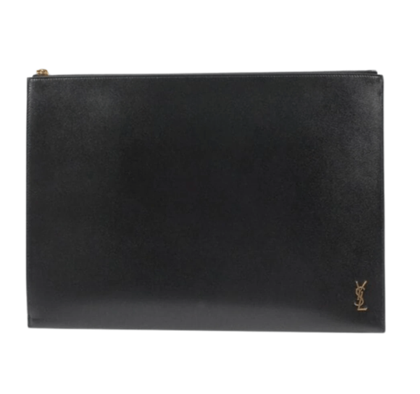 Saint Laurent Monogram Clutch Black
