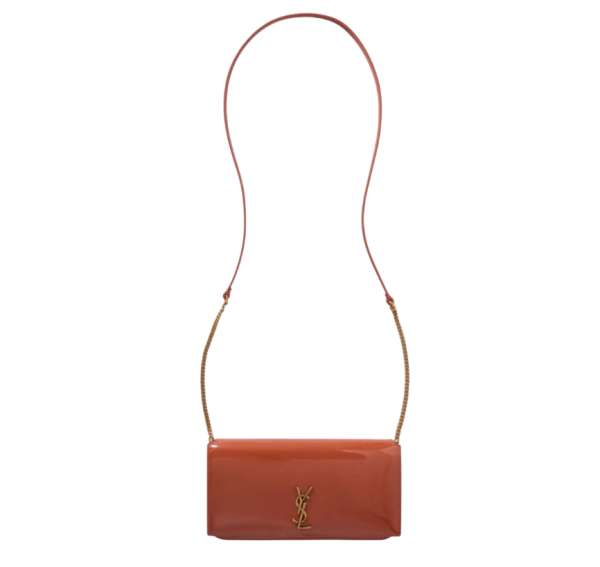 Saint Laurent Cassandre Phone Case in Patent Leather Mild Rose3