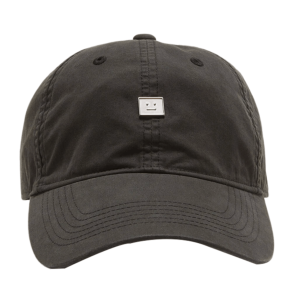 Acne Studios Metal Face Patch Cap Black