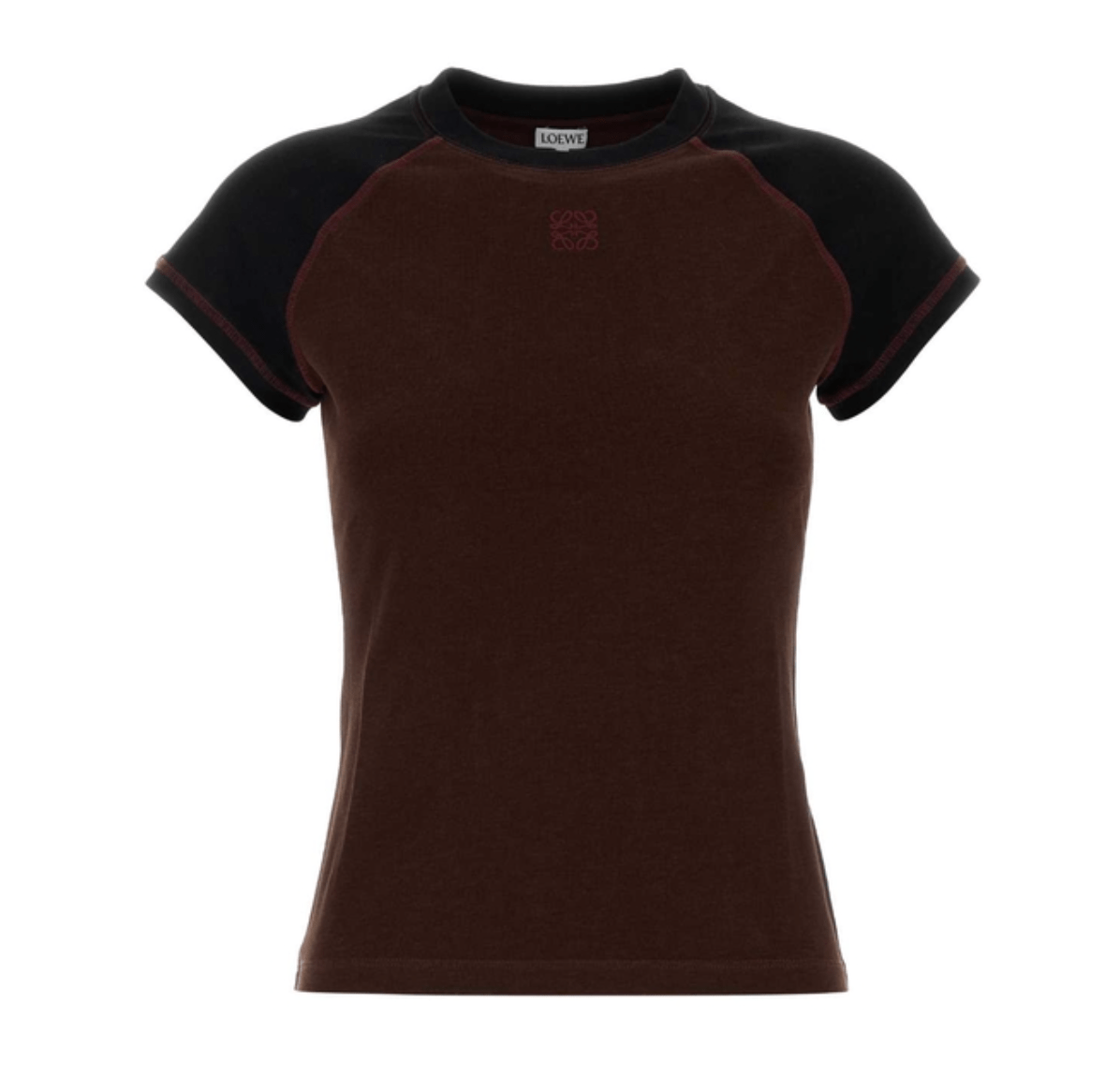 Small fit T-shirt in cotton blend