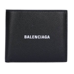 CASH SQUARE FOLDED WALLET FOR MEN IN BLACK